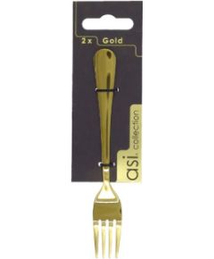 Asi Collection Kūku dakšiņas 2 gab. Gold 1,5mm Citi trauki