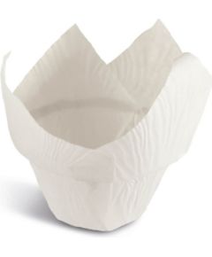 Guardini Kēksiņu papīra formiņas 12 gab. baltas Air Fryer Ø8,5x8cm Konditorejas piederumi