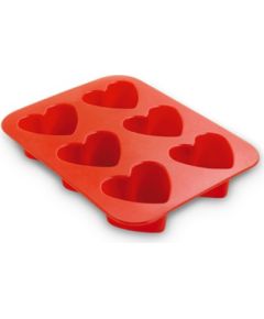 Guardini Сердечки 6 штук силиконовые Джульетта 17x22,5x3,8см Кондитерская принадлежность