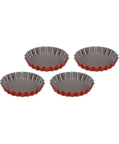 Guardini Набор форм для тарталеток 4 шт. Rossana Ø12x1,9 см Кондитерская принадлежность