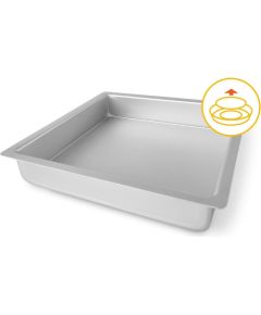 Guardini Форма для торта квадратная со съемным дном Professional 26x26x5 см Кондитерская принадлежность