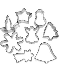 Guardini Набор из 8 форм для пряников в металлическом кольце Кондитерская принадлежность