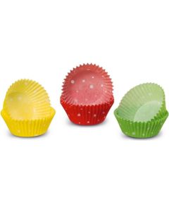 Guardini Kēksiņu papīra formiņas 100 gab. krāsainas Easy Bake Ø 4.3 x 2.3 cm Konditorejas piederumi