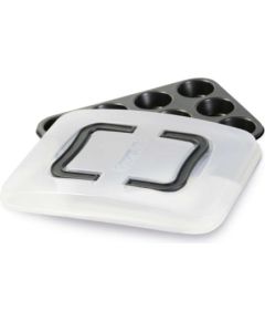 Guardini Форма для торта 12 шт. с крышкой для переноски Bake Away 27 x 35 x 3 см Кондитерская принадлежность