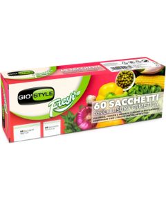 Gio`style Hermētiski pārtikas maisiņi 60 gab. (30 gab. 18x21cm + 30 gab.15x15,5cm) Citi trauki