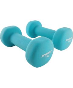 Hantle neoprenowe Enero Fit 2x1 kg turkusowe 1029238 Jaunumi - Sports