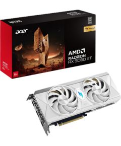 Acer Nitro Radeon RX 9060 XT OC 8GB White Edition AMD GDDR6 Grafiskās video kartes