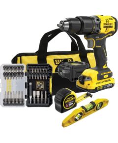 DRILL/DRIVER SET WITH ACCESSORIES SFMCK101D1S STANLEY Jaunumi -Dārzam