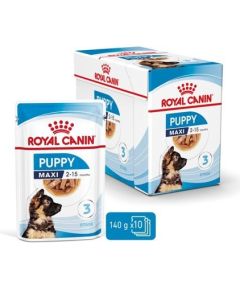 ROYAL CANIN Maxi Puppy SHN - wet dog food - 10x140g Suņu barība