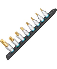 Hazet SmartRail 1/2 socket set, internal spline, 8 pieces (black, M5 - M18, short) Jaunumi - Audio-Video