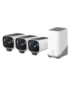 Anker eufyCam S3 Pro 4K drošības kameru sistēma, 3 kameras Videonovērošanas Komplekti