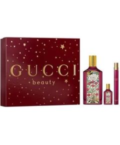 Gucci Flora Gorgeous Gardenia Intense Dárková sada EDP 100 ml, miniaturka EDP 10 ml a miniaturka EDP 5 ml 100ml Парфюмерные наборы