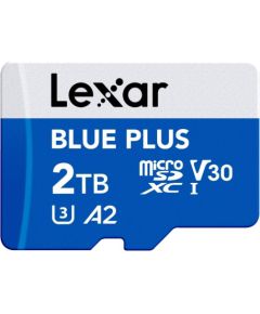 MEMORY MICRO SDXC 2TB UHS-I/W/A LMSBLPL002T-BNANG LEXAR Atmiņas kartes micro SD SDHC