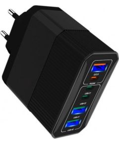 Msonic MY6646K 3xUSB + 3xType C Lādētājs PD/QC3.0 Telefonu lādētāji 220v