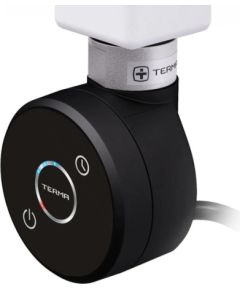 Terma Technologie regulējams sildelements DRY 600W ar taimeri 2h, melns (taisns kabelis bez kontaktdakšas) Elektriskie sildelementi