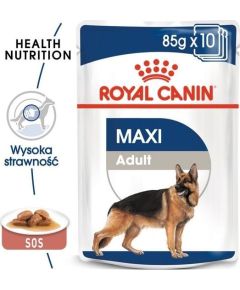 Royal Canin Royal Canin Maxi Adult karma mokra dla psów dorosłych, do 5 roku życia, ras dużych saszetka 140g Suņu barība