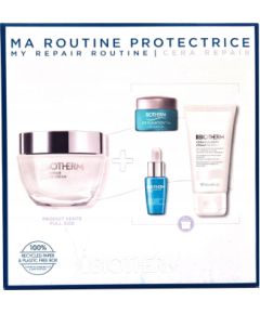 Set Biotherm: Life Plankton, Anti-Ageing, Morning & Evening, Eye Cream, 5 ml + Life Plankton Elixir, Regenerating, Day & Night, Serum, For Face, 7 ml + Cera Repair, Barrier Repair, Cream, For Face, 50 ml + Cera, Eliminates Impurities, Cleansing Foami Smaržas - NESAKĀRTOTS