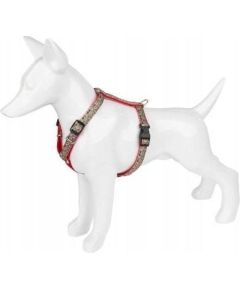 Zolux Szelki dla psa, wz�r folk, ta�ma, 25MM/70-90CM czerwone Citas preces