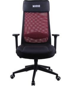 Marvo Krzes�o biurowe MAXIMUS, czarna, oddychaj�ce plecy Новости, мебель, дом