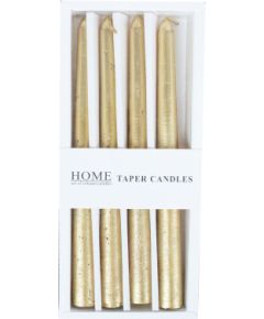 Antīka svece CAROL 4gab. 20cm zeltīta Sveces un svečturi