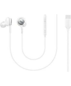 Samsung   EO-IC100BWE AKG Handfree - In-Ear Headset  Mic/Remote with Type-C plug White (OEM) Наушники