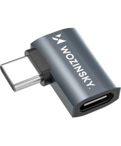 Wozinsky WPKB-01 USB-C - USB-C 40Gb|s 240W 8K OTG Side Angled Adapter - Серый Новинки Компьютерная техника