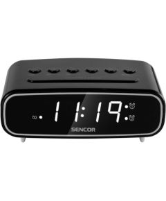 Radio alarm clock Sencor, black Radio, Radio pulksteņi