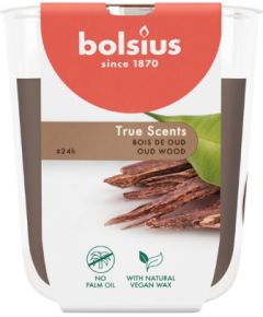 Bolsius Ароматизированная свеча в стеклянном стакане True Scents Ø80x73 мм, цвет уд. Свечи и подсвечники