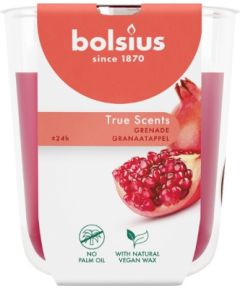 Bolsius Ароматическая свеча в стеклянном стакане True Scents Ø80x73 мм, гранат Свечи и подсвечники