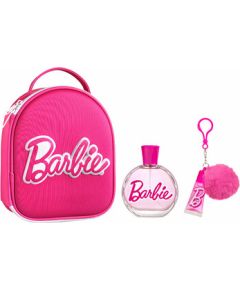 Fragrances For Children Barbie Dárková sada EDT 100 ml, lesk na rty s přívěškem a batoh 100ml Dāvanu komplekti