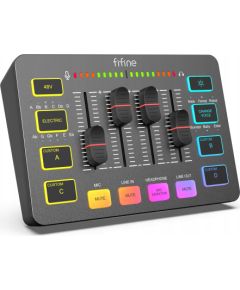 Fifine Mikser audio SC3 Czarny Jaunumi - Audio-Video