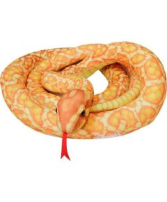 LeanToys Maskotka Pluszowa Wąż Złoty 200 cm Mīkstās rotaļlietas