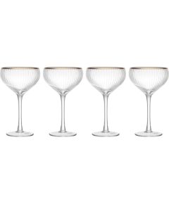 MIKASA SORRENTO ŠAMPANIEŠA GLĀZES 350ML, 4 GAB., kristalīns, Mikasa Glāzes un karafes