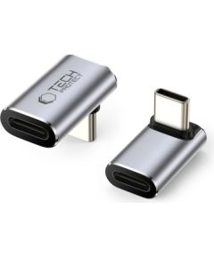 Tech-Protect Ultraboost AA02 USB-C leņķveida adapteris - pelēks Jaunumi - Datori