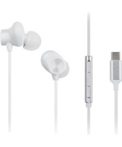 Panasonic Earphones RP-TCM225DEW Wired In-Ear Microphone White Austiņas