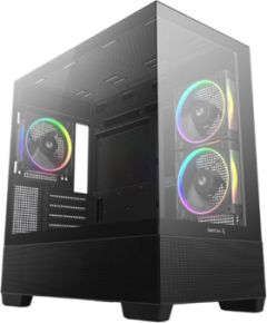 Deepcool CG380 3F MIDI TOWER CASE, Black Корпуса