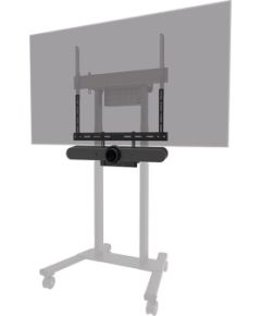 Neomounts Floor stand AV60-500BL Videobar and laptop shelf kit Height adjustment 43-110 " Maximum weight (capacity) 8 kg Black Крепления для телевизоров