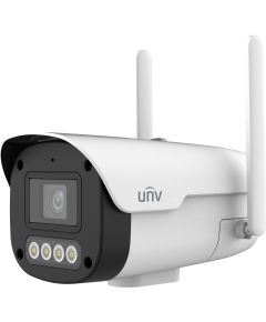 Uniview IPC2A14LP-ADF40KC-4G-E ~ UNV Colorhunter 4G/IP kamera 4MP 4mm (SMART IR + WHITE LED) Video novērošanas kameras