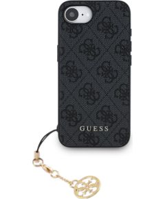 Guess 4G Charm Case Aizsargapvalks priekš iPhone 16e Tone on Tone / pelēks Neoriģinālie Maciņi