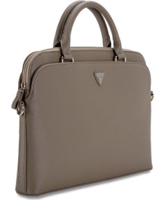 Guess PU Grained Triangle Logo Сумка для ноутбука 13/14/15" / коричневый Сумки, обложки для ноутбуков