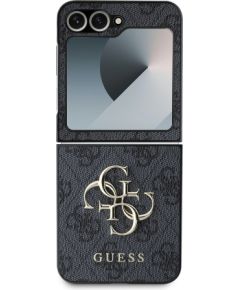 Guess PU 4G Metal Logo Case Защитный чехол для Samsung Galaxy Z Flip 6/7 FE / серый Чехлы - альтернативные