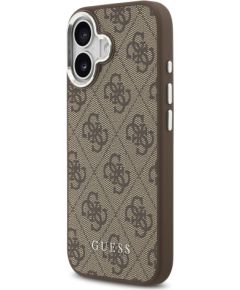 Guess 4G MagSafe Case Aizsargapvalks priekš iPhone 17 / brūns Neoriģinālie Maciņi