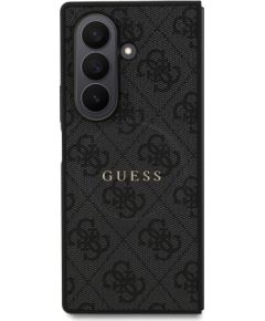 Guess PU Leather 4G Colored Ring Magnetic Case Aizsargapvalks priekš Samsung Galaxy Z Fold 7 / melns Neoriģinālie Maciņi