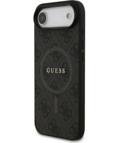 Guess PU Leather 4G Colored Ring MagSafe Case Защитный чехол для iPhone Air / чёрный Чехлы - альтернативные