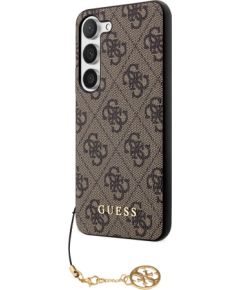 Guess 4G Charm Case Защитный чехол для Samsung Galaxy S23 / коричневый Чехлы - альтернативные
