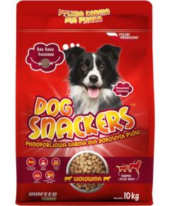 BIOFEED Dog Snackers Adult medium & large Beef - dry dog food - 10kg Suņu barība
