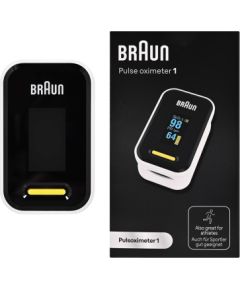 Braun YK-81CEU pulse oximeter Black, Stainless steel Covid-19 Aizsarglīdzekļi