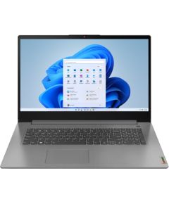 Lenovo IdeaPad 3 17IAU7 Intel® Core™ i5 i5-1235U Laptop 43.9 cm (17.3") Full HD 16 GB DDR4-SDRAM 512 GB SSD Wi-Fi 6 (802.11ax) NoOS Grey Ноутбуки