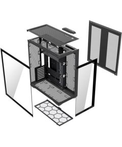 MODECOM Volcano SPACE XL FULL TOWER NF Black Datoru korpusi