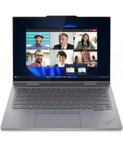 Lenovo ThinkPad X1 2-in-1 Gen 9 Intel Core Ultra 7 155U Hybrid (2-in-1) 35.6 cm (14") Touchscreen 2.8K 32 GB LPDDR5x-SDRAM 1 TB SSD Wi-Fi 6E (802.11ax) Windows 11 Pro English Grey Ноутбуки